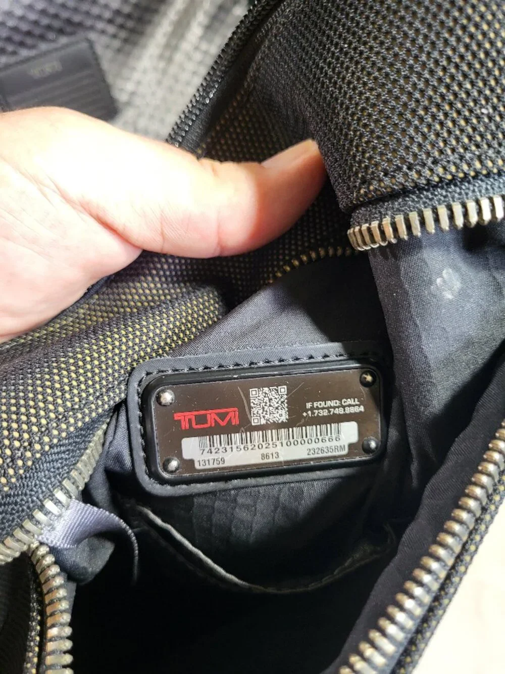 TUMI Alpha Bravo Grant Backpack - Olive Green